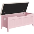 thumbnail image 1 of Qinaqin 39.4-Inch de Profundidad Madera Almacenamiento Bench con 2 Seguridad cm Alturainges Entryway Benches Flip-Top Grande Trunk para Living Sala Dormitorio (Easy Assembly), 1 of 7
