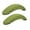 Green, variant on 2pcs Soft Chair Arm Rest Covers Stretchable Office Chair Armrest Slipcovers - Green