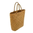 thumbnail image 3 of WEUVEB Light Brown Handwoven Straw Tote Bag for Women with Ethnic Charm and Ample 12.5 inches, 3 of 8