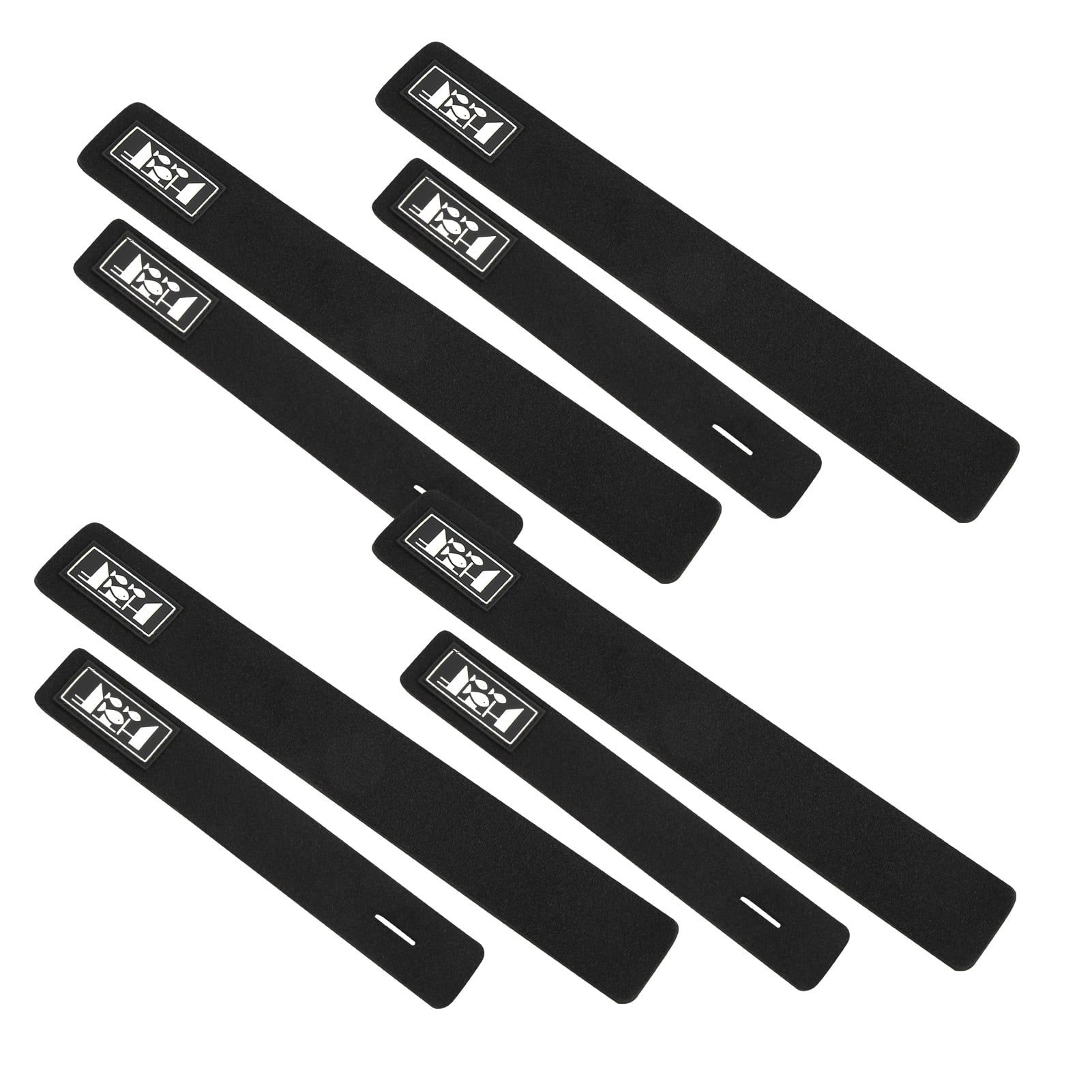 Fayisomia 4Pcs Fishing Tool Rod Bandage Belt Fish Hook Elastic Wrapping Tape Pole Bracket Accessory for Fishing in The Ocean Boats Rivers Lakes Pond Streams