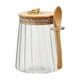 thumbnail image 2 of Tarro de Vidrio para Guardar Té con Cuchara - Recipiente Hermético de Vidrio Transparente para Hojas de Té, Especias y Hierbas - Organización de Cocina y Despensa - Incluye Cuchara Medidora, 2 of 5