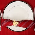 thumbnail image 4 of MasteelfCA 4Pcs Xmas Festival Xmas Elements Design Napkin Rings for Restaurant Home Decor, 4 of 8