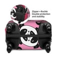 thumbnail image 4 of Balery Luggage Cover Panda Heart Valentine Pink Print Suitcase Covers for Luggage Elastic Washable Suitcase Protector Fits 18-32 Inch Luggage-Large, 4 of 9
