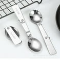 thumbnail image 5 of Tableware Set,Foldable Spoons And Forks Are Suitable For Insulated Boxes Food Cans Portable Replacements And Stainless Spoons And Forks Are Suitable For Travel Camping Picnicking Out Activities, 5 of 8