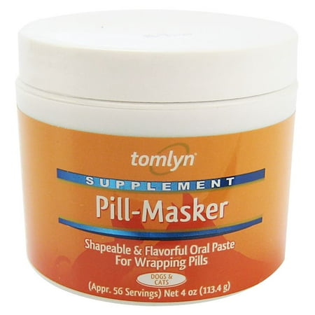 Tomlyn Pill Masker Dogs & Cats Oral Paste for Wrapping Pills, 4 oz