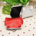 thumbnail image 3 of HLONK Mode Femmes Paillettes Boucle Mini Porte-Monnaie Pochette Portefeuille Pratique Sac, 3 of 8