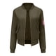 thumbnail image 1 of Chaquetas para mujer OSweatshirt Button Slim Zipper Chaqueta de manga larga Warm Velvet Coat Odeerbi ODB-3, 1 of 8