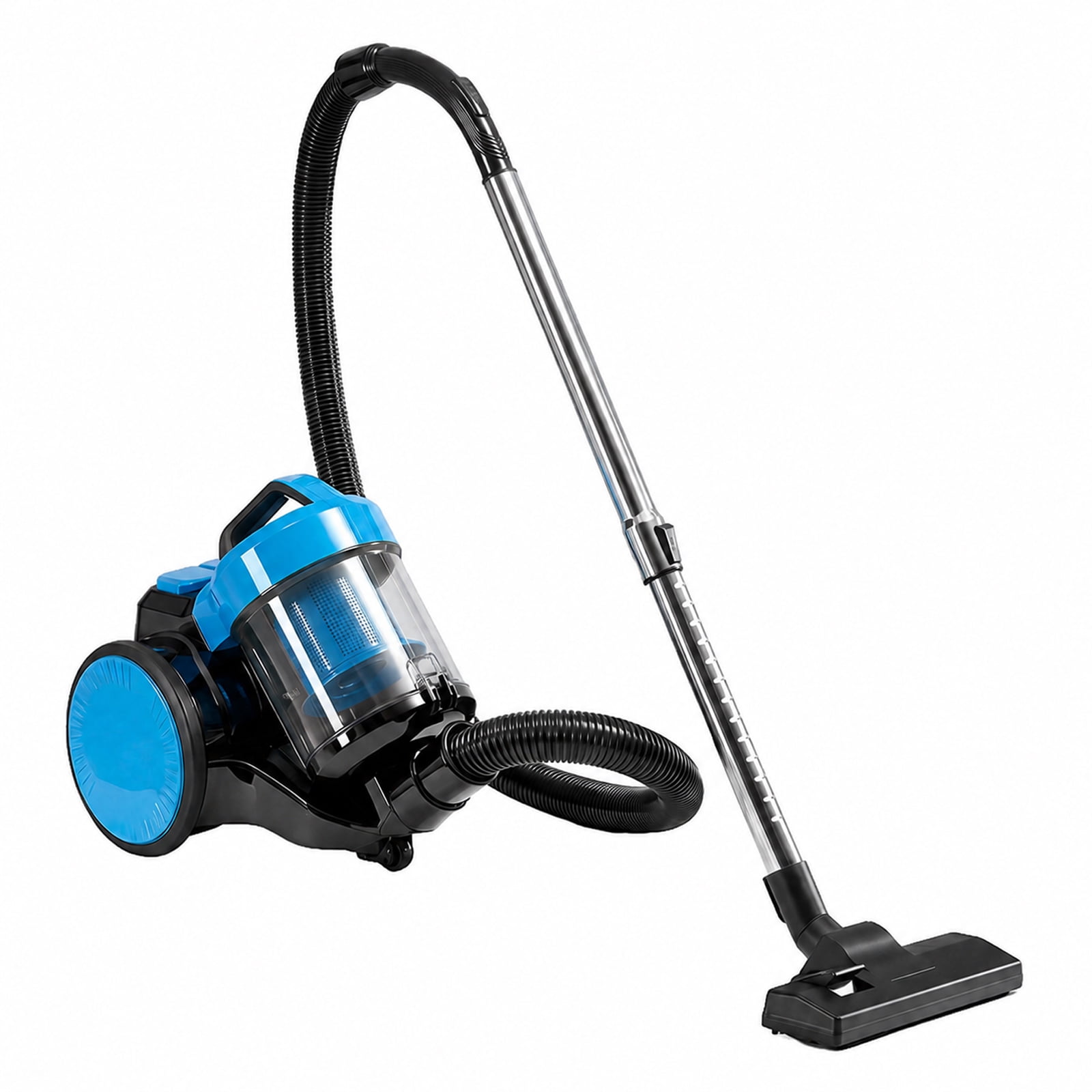 Alvantor Household Portable Vacuum Cleaner, 16Kpa Bagless Canister Cleaner, Lightweight Powerful Vacuum for Carpets and Hard Floors, 1.8L, with Washable HEPA Filter, Auto-Rewind