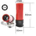 thumbnail image 4 of Llave de vaso universal de 17 mm para extraer tuercas de bloqueo de rueda, compatible con herramientas de reparación de llaves de la serie S., 4 of 4
