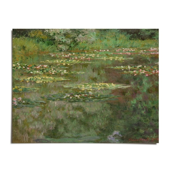 Waterlilies or The Water Lily Pond - Claude Monet - 8x10 - Wall Art Print - UNFRAMED