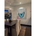 thumbnail image 3 of Marmont Hill 'A Light Blue Butterfly' by Alan Hopfensperger Painting Print on Wrapped Canvas, 3 of 7