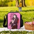 thumbnail image 6 of Kamado Nezuko Lunch Tote Bag Reusable Bento Bag Lunch Box Insulated Cooler Bag Adjustable Shoulder Bag, 6 of 8