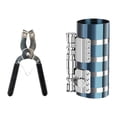 thumbnail image 2 of DYNWAVECA Piston Ring Compressor Tool Steel Car Engine Piston Ring Installer Removal 6inch, 2 of 9