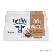 fairlife nutrition high protein chocolate shake, 12 pk. - set of 10