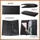 thumbnail image 5 of Slim Leather Long Bifold Wallet for Men Business Clutch Purse Card Holder Organizer Black Ref: 3431, 5 of 5