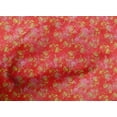 thumbnail image 4 of oneOone Cotton Poplin Bright Red Fabric Batik Quilting Supplies Print Sewing Fabric By The Yard 42 Inch Wide, 4 of 4