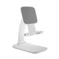 thumbnail image 3 of Bearachild Soporte ajustable para teléfono, soporte plegable para teléfono de escritorio, soporte portátil de plástico para teléfono móvil, soporte Teléfono y Comunicación Blanco, 3 of 6