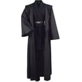 thumbnail image 2 of Disfraz de túnica para adulto, traje Jedi Skywalker, disfraz de Halloween, bata con capucha, conjunto uniforme completo, tres versiones, 2 of 5