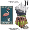 thumbnail image 4 of Metal Tin Sign Toilet Flamingo Vintage Iron Tin Sign Funny Bathroom Wall Art Poster Your Butt Napkins My Lady Decor Plaque for Bathroom Toilet Roll Tips Wall Decor 1 pc, 4 of 9