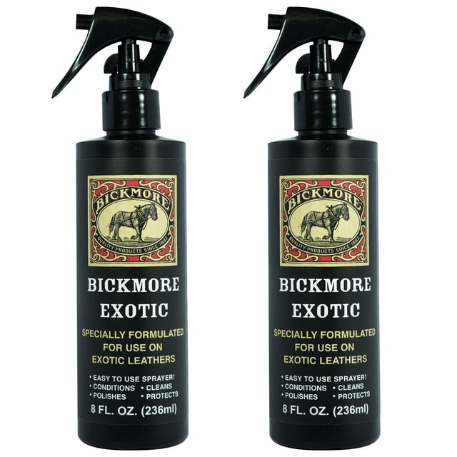 Spray para cuero Bickmore Exotic 240 ml (paquete de 2) para pieles exóticas