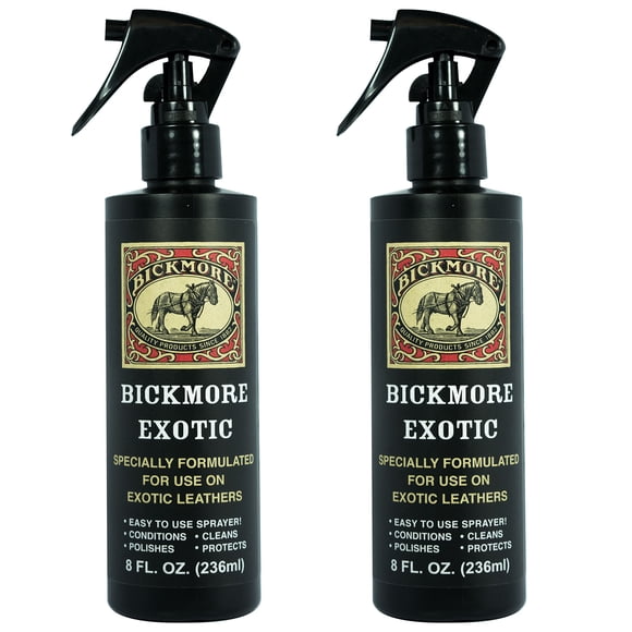 Spray para cuero Bickmore Exotic 240 ml (paquete de 2) para pieles exóticas