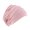 Pink, variant on Warm Elastic Headscarf Sleeping Caps Fashion Solid Color Turban Beanie Cap Chemotherapy Cap Muslim Hijabs Women Head Wrap COFFEE