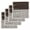 Brown, variant on Black Striped Kitchen Dish Towels for Drying Dishes Set of 4, Farmhouse Stripes Modern Abstract Art Waffle Weave Microfiber Hand Tea Bathroom Towels Quick Dry & Absorbent Towel 12x12