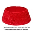 thumbnail image 5 of Sequins Christmas Tree Collar Round Fastener Tape Reusable Indoor Holiday Decoration Xmas Tree Ring Base Cover Party Supplies, 5 of 6