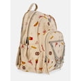thumbnail image 3 of Madden NYC Women's Dome Backpack with Charm Chain Accent, Khaki Food, 3 of 5