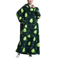 thumbnail image 2 of Blanket Hoodie, Printing Pattern Oversized Hoodie Blanket Sweatshirt  For Halloween, 2 of 6