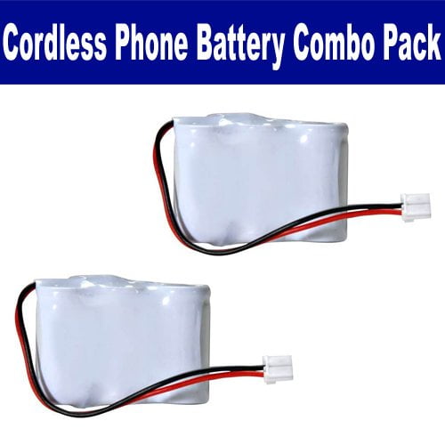 Vtech Cordless Phone Battery Combo Pack - 2x UL122 Ni-CD 3.6V 350mAh Replacement Batteries