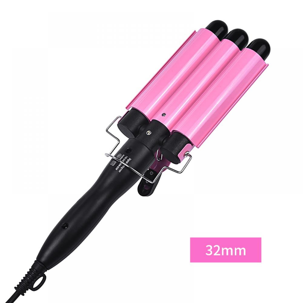 Hair Curler, 3 Barrel Hair Waver Curling Iron, Hair Curling Wand with