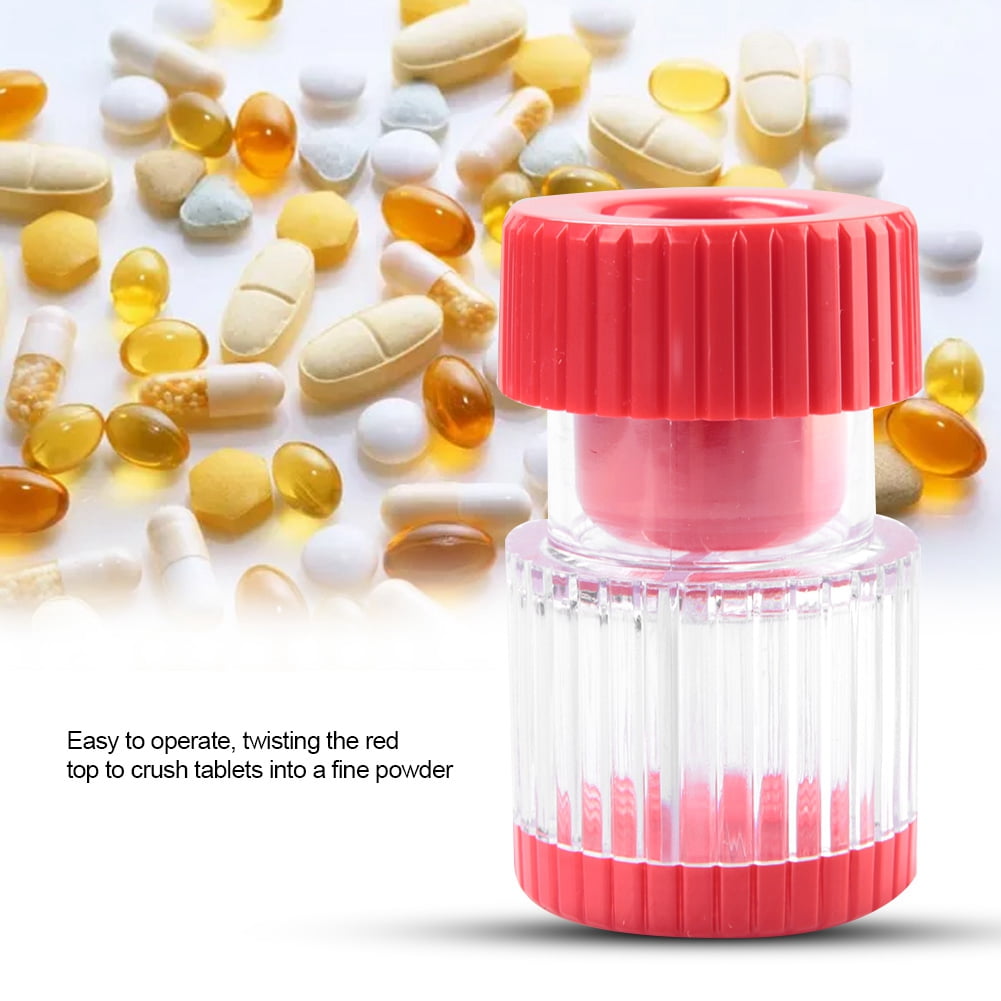 Ylshrf Pill Pulverizer Portable Lightweight Pill Crusher Pill Container Pulverizer For Medicine Tablets Portable Pill Crusher Walmart Com Walmart Com