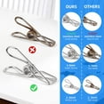Ludlz Clothes Pins for Laundry Clips 10 Pack Heavy Duty Multipurpose