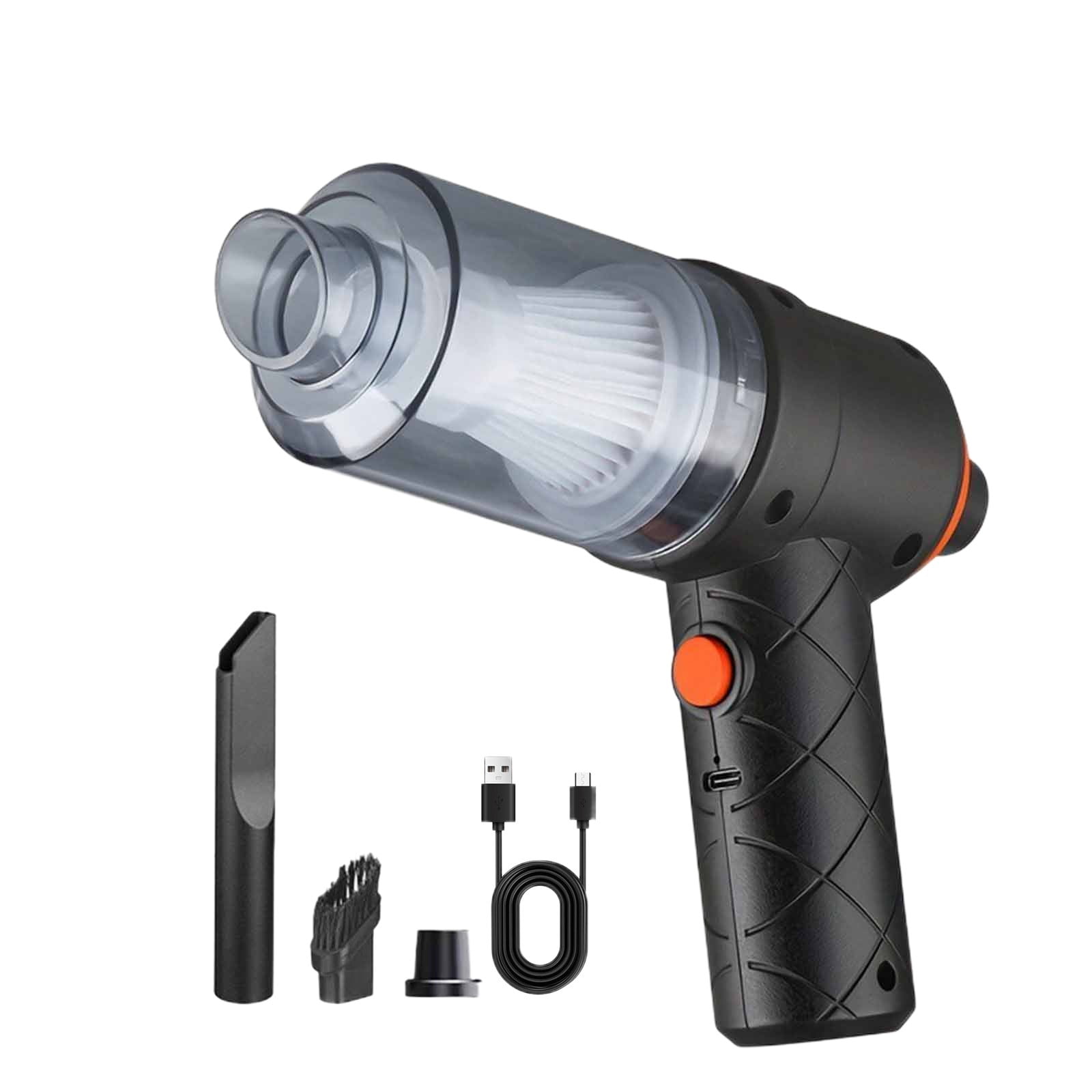Car Vacuum Cleaner,Small Vacuum Cleaner Handheld Car Vacuum Cleaner 120W Powerful Suction Small Car Vacuum Cleaner Mini Dusts Buster with Usb Portable Vacuum Cleaner Silent Vacuum Leaner