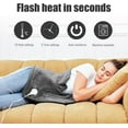 thumbnail image 4 of Neck Heating Pad,Weighted Version for Better Fit Around The Neck and Shoulders,Heating Pad for Back,10 Heat Settings 3 Timers Auto Off, Gifts for Women Mom Men Dad Holiday (Gray), 4 of 7