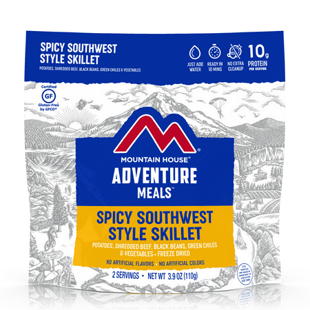 Mountain House 3.9oz Freeze-Dried Spicy Southwest Style Skillet, 2 Servings