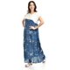 thumbnail image 2 of Maxi vestido paisley Roman Fashion Juvenil 50523 Azul petroleo Hueso, 2 of 6