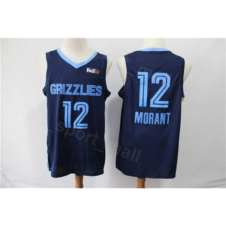Nike Men's Ja Morant Memphis Grizzlies Swingman Road Jersey Navy Large