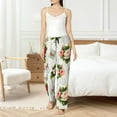 thumbnail image 5 of Pajama Pants Women, Vintage Bike Flower Butterfly Sweatpants Soft Sleep Lounge Pants, Casual PJ Bottoms Pants with Pockets, 5 of 5