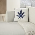 thumbnail image 4 of Nourison Life Styles Maple Leaf Indigo 16" X 16" Throw Pillow, 4 of 5