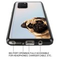 thumbnail image 4 of FINCIBO Slim TPU Bumper + Clear Hard Back Cover for Samsung Galaxy S10 Lite 6.7" 2020, Pug Puppy Dog Look For You, 4 of 6