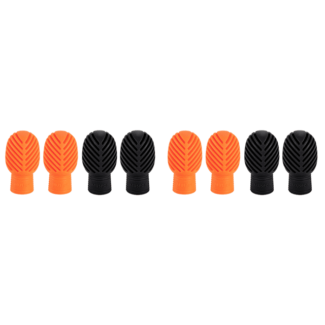 Amortiguador Tambor Punta Silenciosa Baqueta Silicona (2 2) Color Naranja Y 4 Uds.