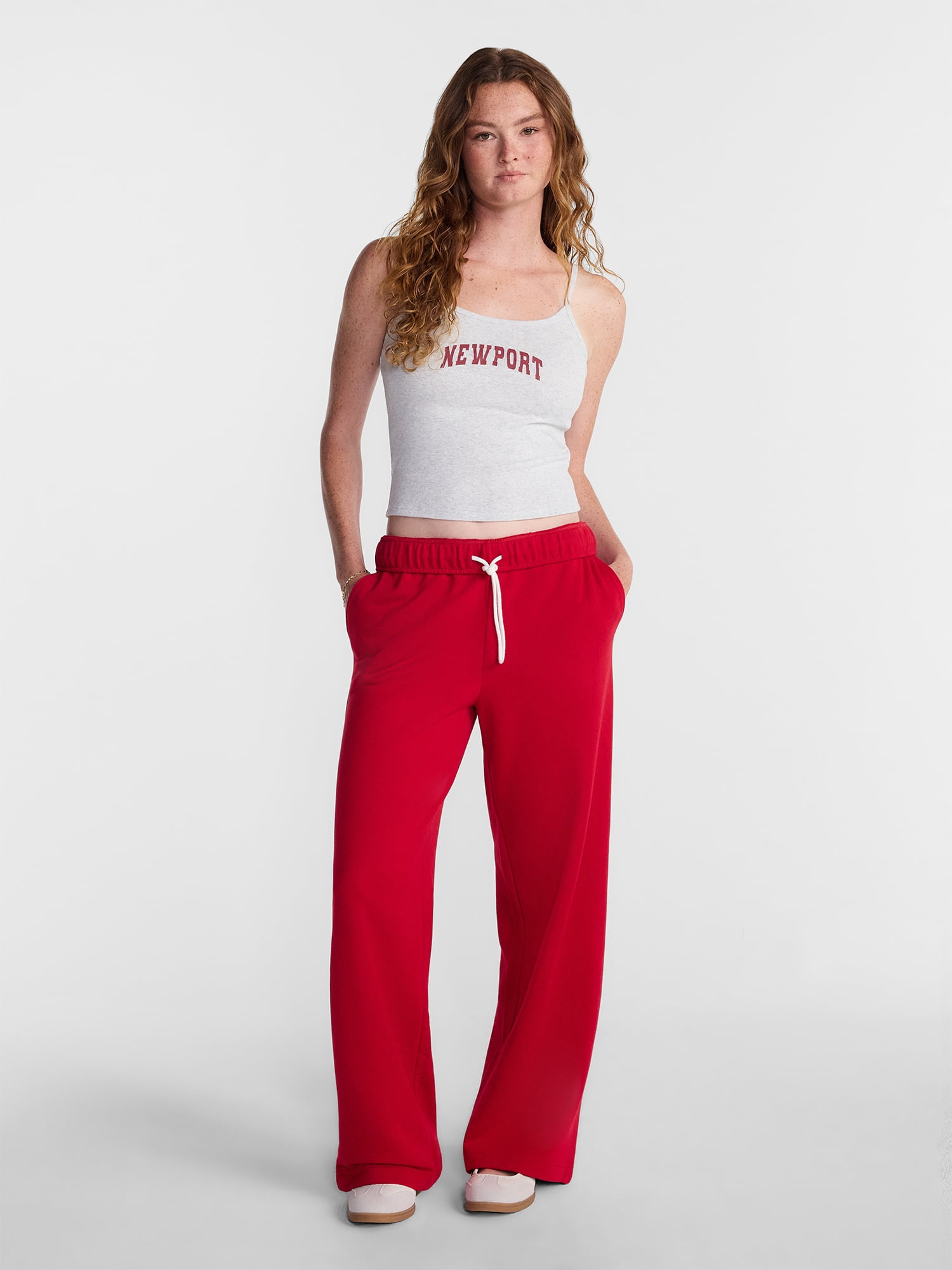 No Boundaries Scoop Neck Cami Top, Women's XXS-XXL