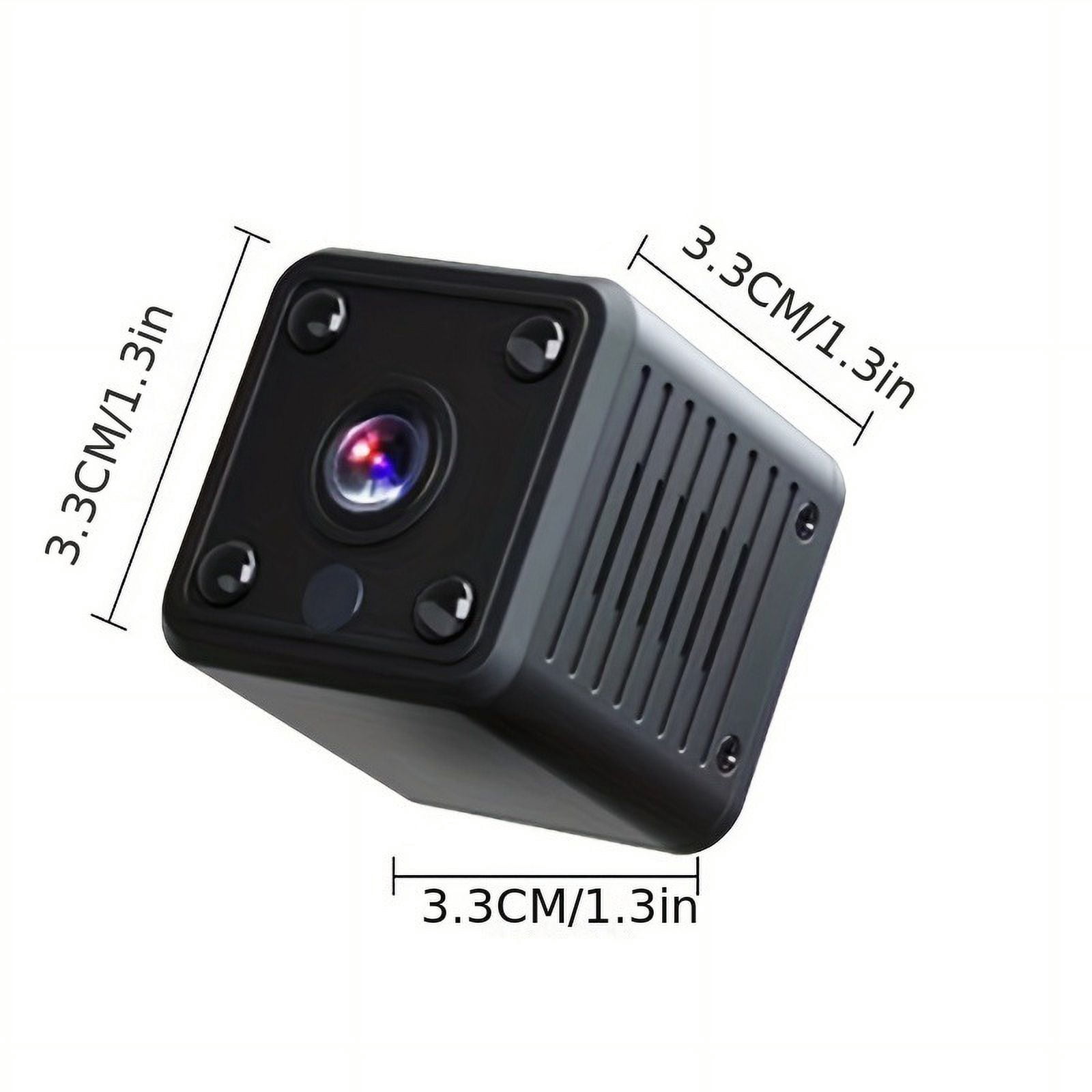Qhkie Mini Security Camera,WiFi Night Vision Motion Detection Surveillance CameraIndoor Outdoor Camera for Baby Pet Nanny