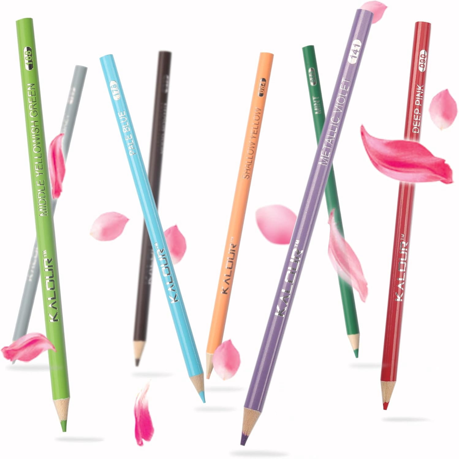 180 Colored Pencil Set for Adults Artists - Rich Pigment Soft Core -12 Metallic Pencil - Ideal for Coloring Drawing Sketching Shading Blending - Vibrant Color（Tin Case）