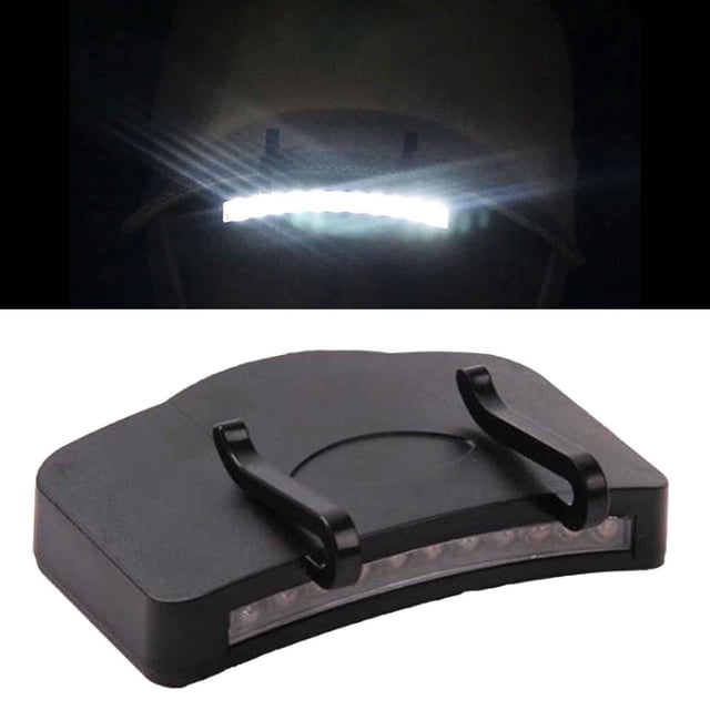 Mini gorra LED Cola Luz de sombrero de clip