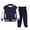 Navy, variant on Toddler Boy Girl Baseball Tracksuit Outfit Varsity Bomber Jacket Pants Sweatsuits Set Sportswear Fall Winter Clothes (Red, 15-16 Years)