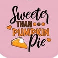 thumbnail image 4 of Inktastic Thanksgiving Sweeter Than Pumpkin Pie Boys or Girls Baby Bib, 4 of 4