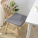 thumbnail image 5 of Cojín de silla Almohadilla de asiento de lino antideslizante | Alfombrilla para silla de escritorio de comedor en casa de oficina interior | Relleno de espuma de lino suave | Corbatas para un ajuste, 5 of 6